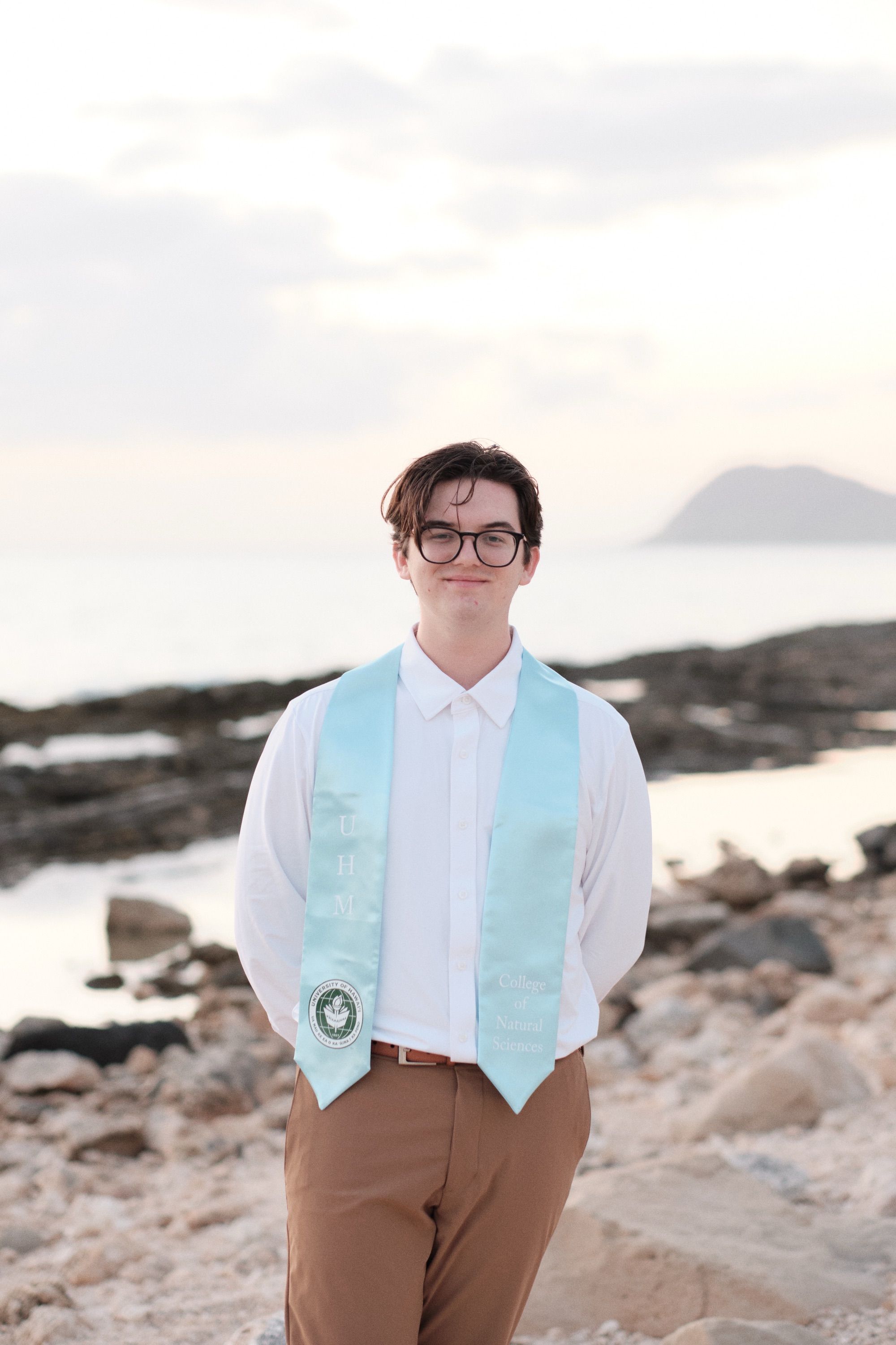 Male Graduation Portrait Hawaii