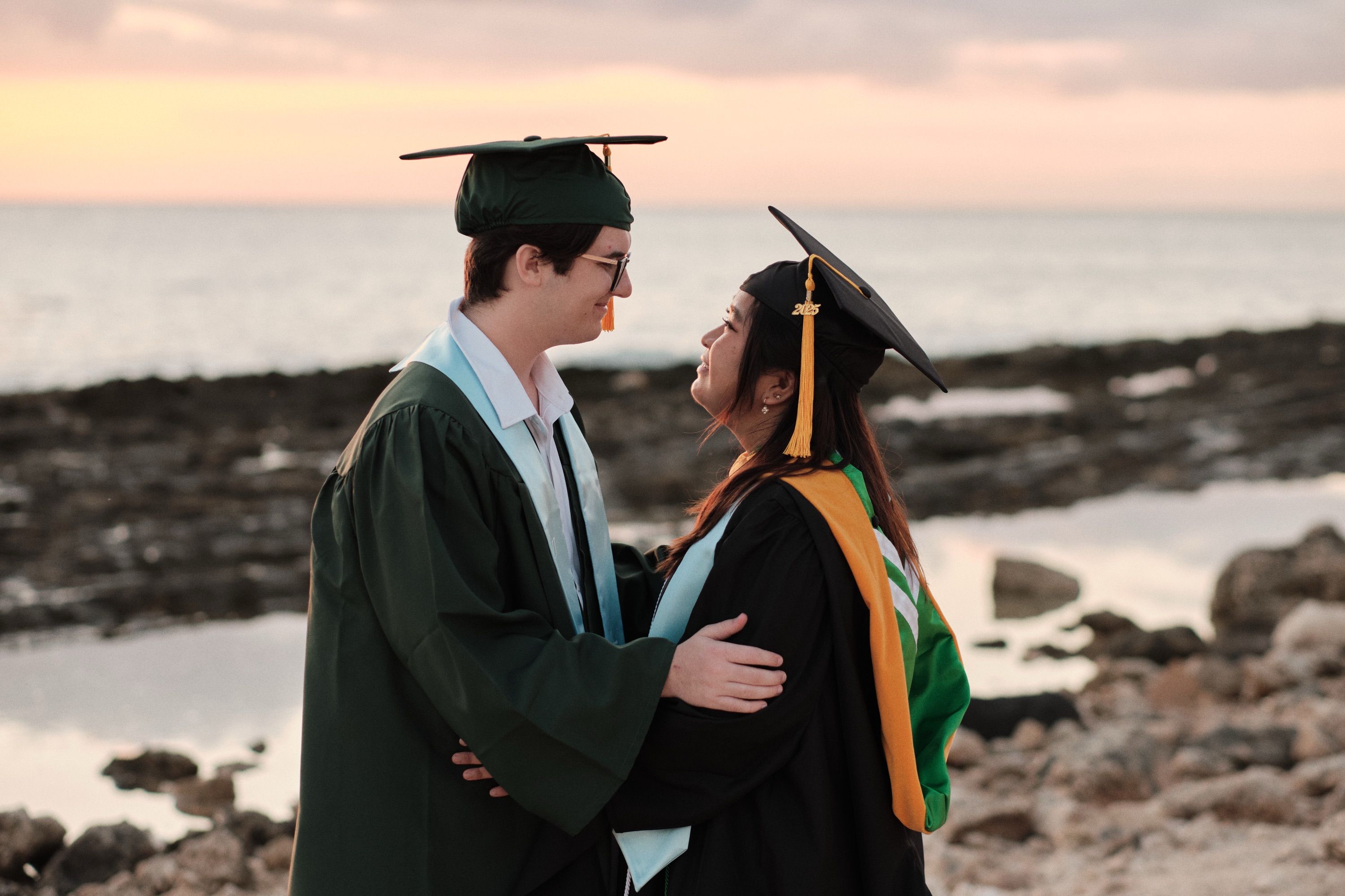 Couple Graduation Portrait Hawaii