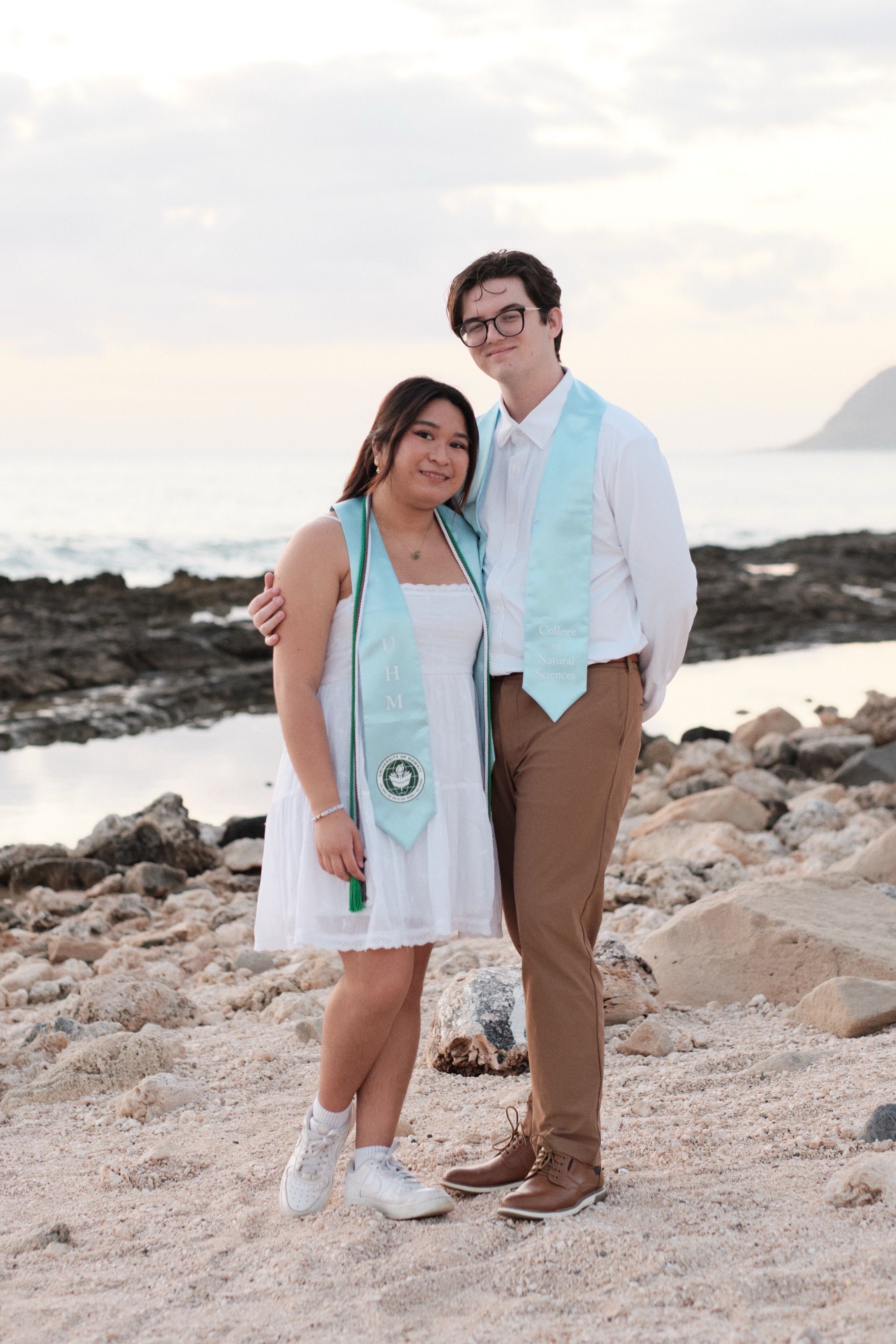 Couple Graduation Portrait Hawaii